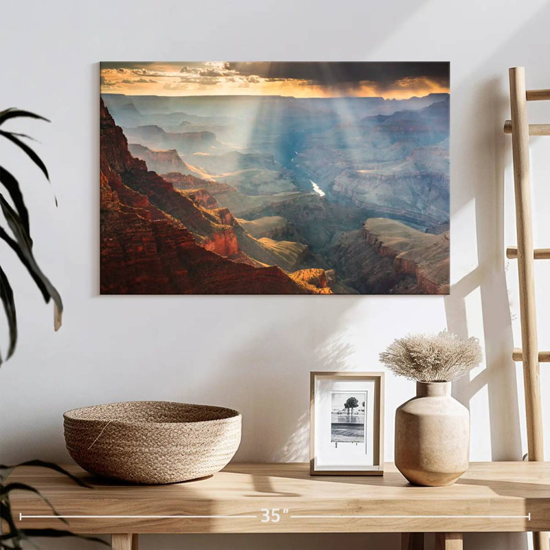 Coucher de soleil sur le Grand Canyon, H 20 po x l 30 po
