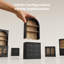 Armoire haute haute arquée, noire-134228288