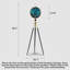 Horloge sur pied moderne et compacte