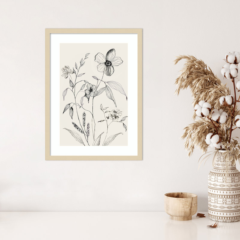 «Petal Harmony I» par Asia Jensen, impression sur bois encadrée, H 25 po x l 19 po