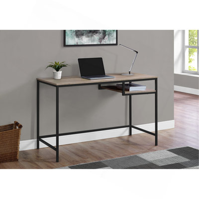 Bureau d'ordinateur, bureau personnel, ordinateur portable, l 48 po, travail, stratifié, contemporain, moderne