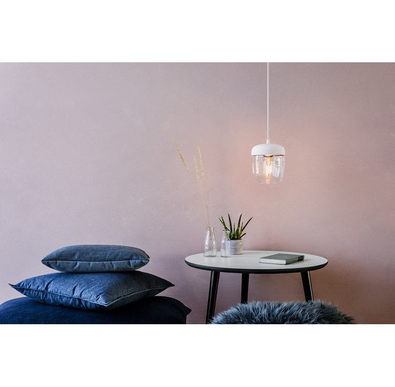 Luminaire suspendu en pot 1 lumière Hisako, Laiton poli