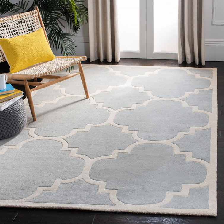 Carolene Hand Tufted Wool Geometric Rug