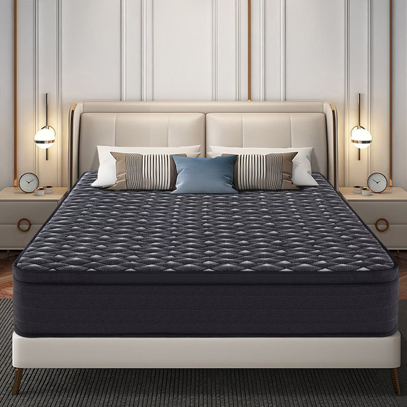 Matelas hybride en mousse à refroidissement moyen avec gel Meomory, 10", Grand lit