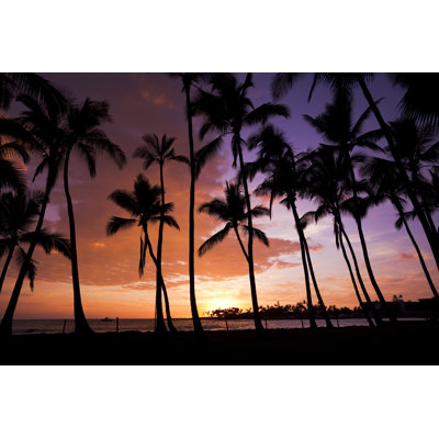Kailua-Kona Sunset - Wrapped Canvas Print