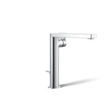Composed Single Hole Bathroom Faucet with Drain Assembly