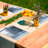 Polyester Abstract Rectangle Placemat