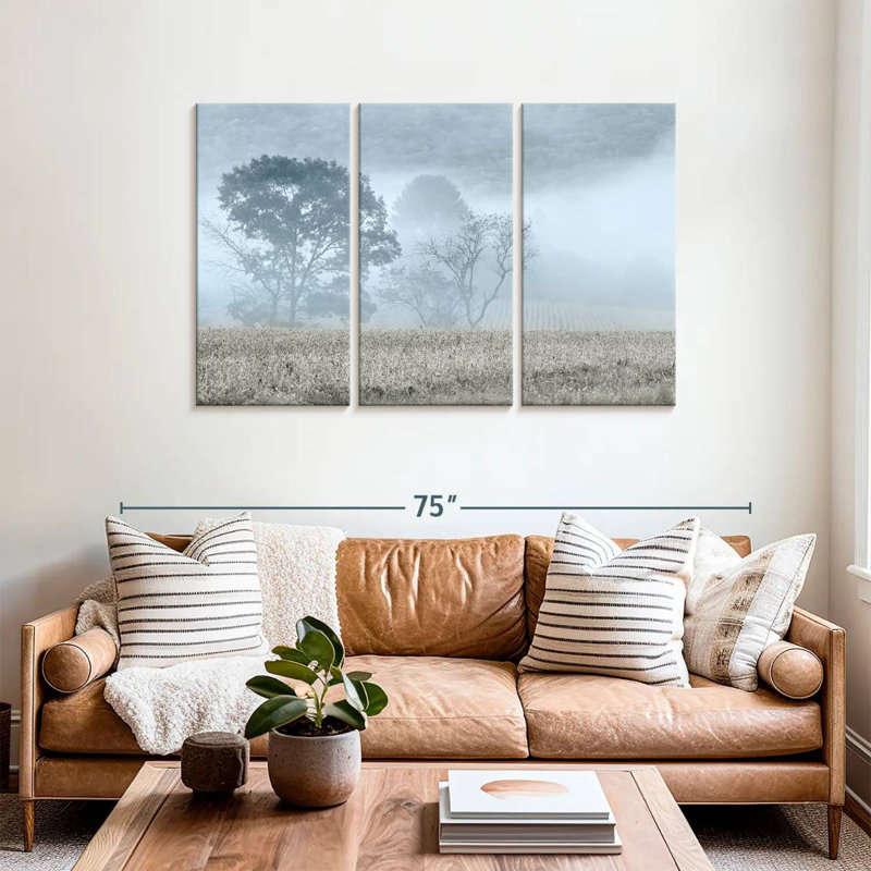 Alvord Blue Misty Morning, H 36 po x l 57 po