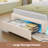 Velvet Upholstered Storage Teens Bed with Drawer & Charging Station 5 Support Legs-1568408576