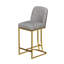 Ensemble de 2 chaises de bar de style moderne, tabourets hauts confortables avec une conception flexible pour les bars, les restaurants et les comptoirs de cuisine