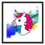 Art sur toile licorne arc-en-ciel-47848638-47848627