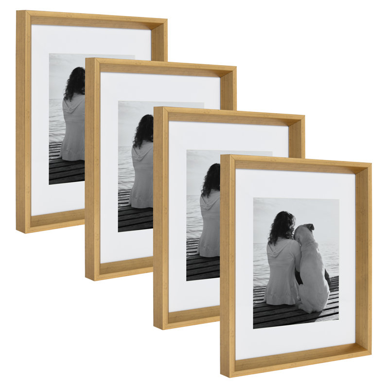 Ensemble de 4 cadres photo Conka Conka, Or, H 10 po x l 8 po