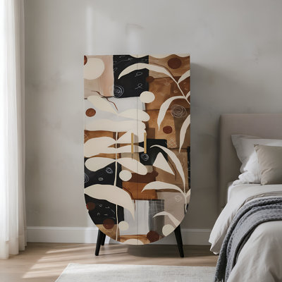 Garde-robe de style rétro indépendant du ménage