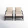 Argyri Patio Chair with Cushions and Ottoman