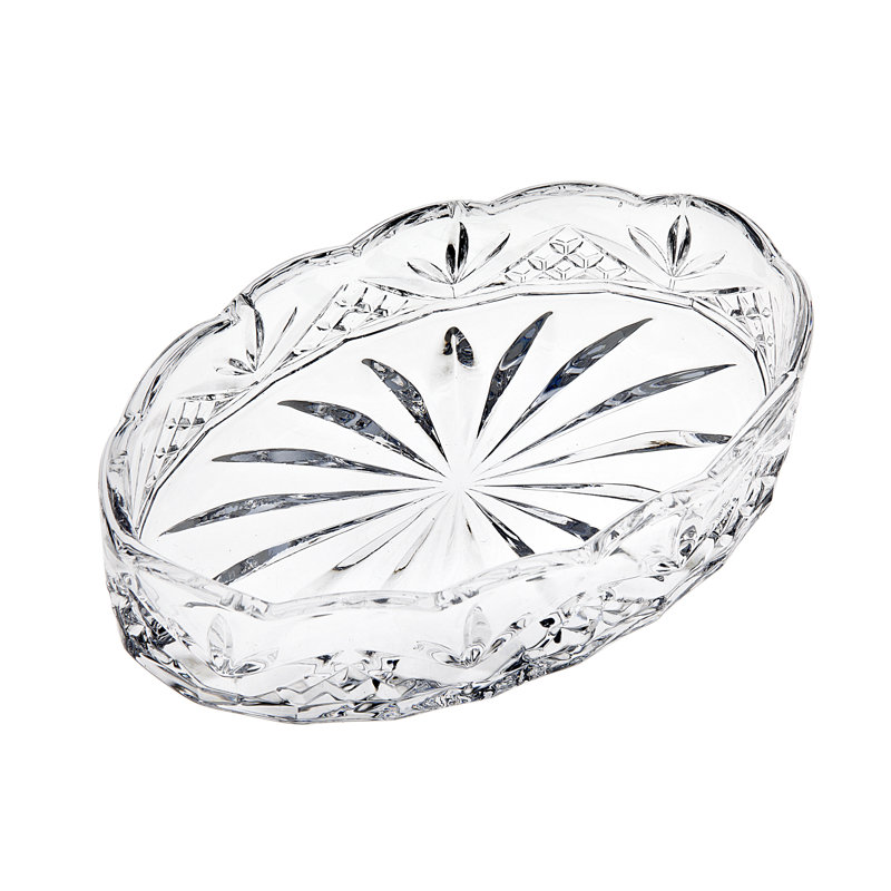 Dublin Crystal Scalloped Bathroom Soap Dish