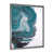 Toile argentée avec cadre d'angle fermé