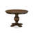 Distressed Jacobean Finish Solid Wood Top Dining Table with Lattice Back-2040269920