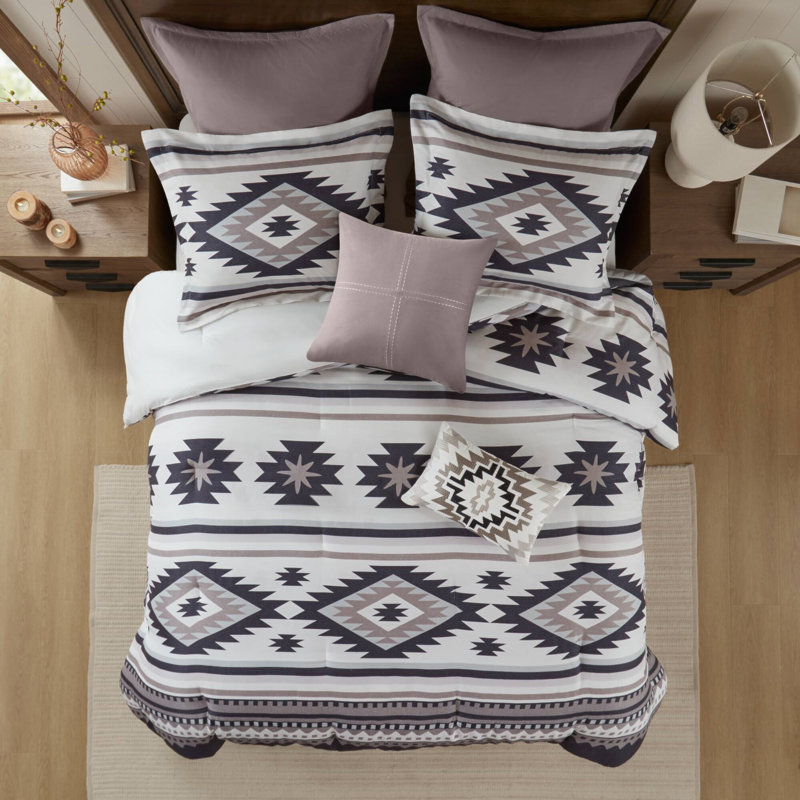 8- Piece Cal King Comforter Set, Cal King Comforter + 7 Additional Pieces