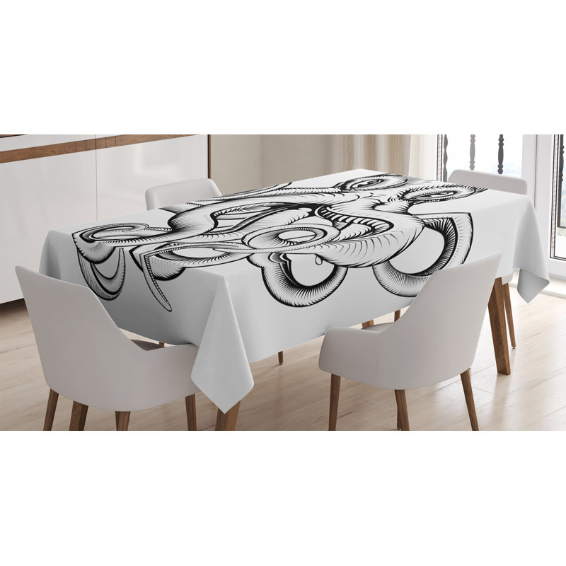 Nappe Ambesonne Octopus, 84 po x 60 po