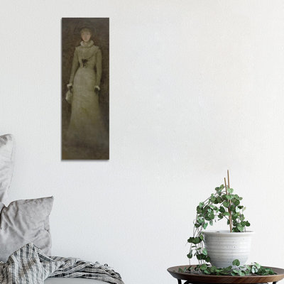 Portrait de Miss Florence Leyland - reproduction d'art sur toile tendue