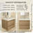 Vukan 24 " W Wall Mounted Wall Mounted 1 Single Vanity Bathroom Vanity With Resin Top-781877897