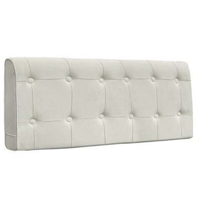 Square Lattice Microsuede Composite Upholstered Headboard by WOWMAX