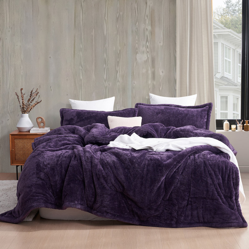 Édredon surdimensionné The Original Plush - Coma, Édredon simple très long, Mauve