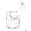 SANILAC 46cm H Velvet Upholstered Upholstered Back Armchair-124083581