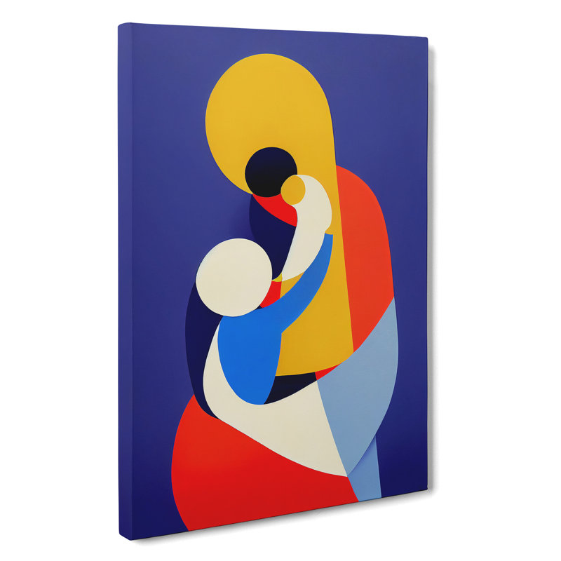 Mother with Child Abstract No.1 - Wrapped Canvas Graphic Art, 50cm H x 35cm W x 3cm D