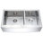 ANZZI Elysian 20.75'' W Double Bowl Stainless Steel Farmhouse Kitchen Sink