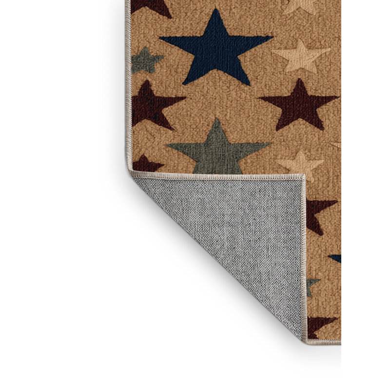  Tapis lavable Country Stars Farm, Rectangle 6 pi x 9 pi