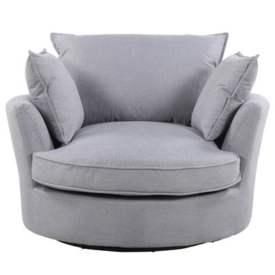 Lansdale Upholstered Swivel Accent Chair