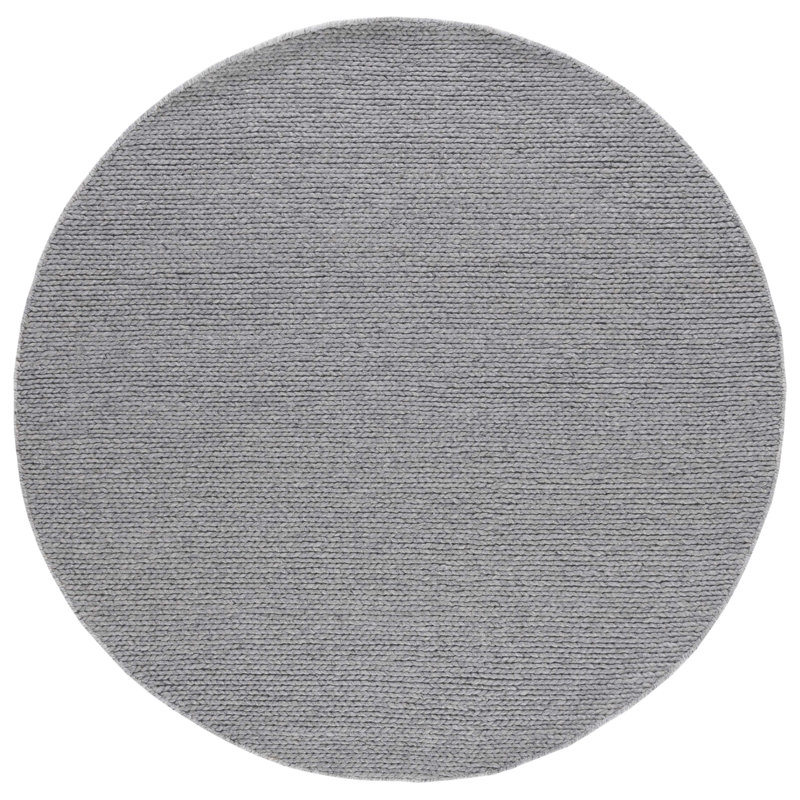 Tapis en acier tissé à la main et à plat Ginseng, Rond 4 pi