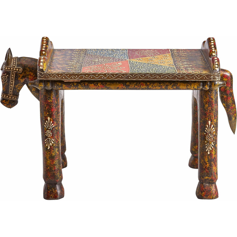 Dessa Solid Wood Accent Stool