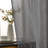 Pothos Faux Linen Semi Sheer Light Filtering Grommet Curtains Panels for Bedroom & Living Room, Pair-300674312-300674314