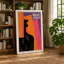 West Palace Giraffe Mid-Century 1 Piece Wrapped Canvas Wall Art-205055795-205055804