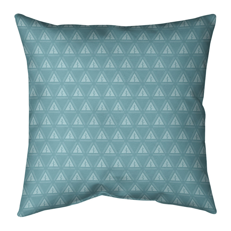 Coussin Theo Nath, 20 po x 20 po, Duvet synthétique, Sarcelle frais