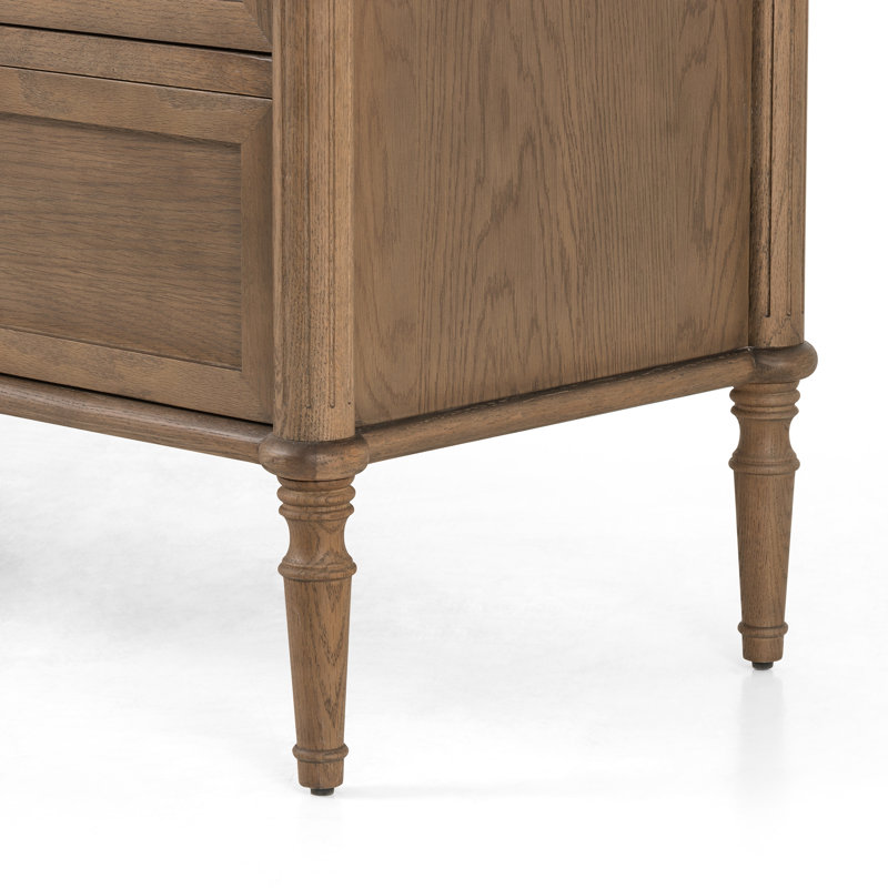Toulouse 6 - Drawer Dresser, Toasted Oak