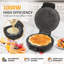 5 Heart-Shaped Waffle Maker With Adjustable Temp