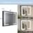 36 X 30 Inch Recessed or Surface Mount Frameless 2 Door Medicine Cabinet with 2 Adjustable Shelves-1995328660