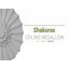 Médaillon de plafond l 9 po x P 1,375 po Shakuras-27779879