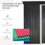 Bouzoun 5 ft. W x 3 ft. D Galvanised Steel Pent Tool Shed
