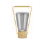 Booker Rechargeable Table Lamp in Aged Brass