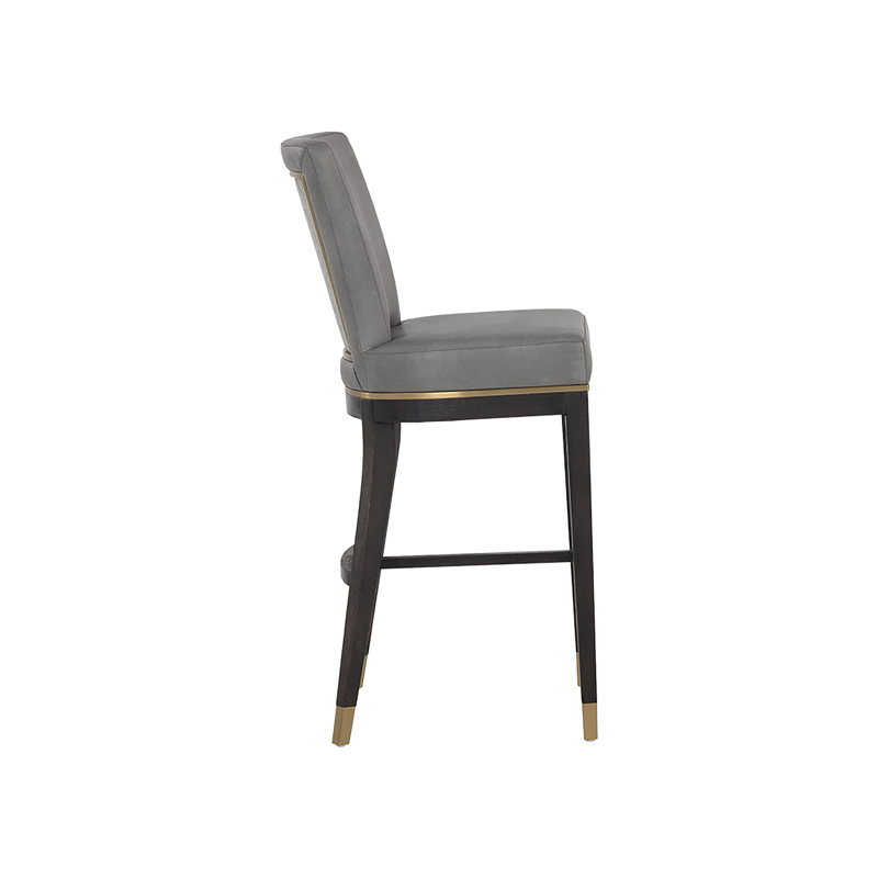 Alister Bar Stool, Barstool (32" Seat Height), Gray