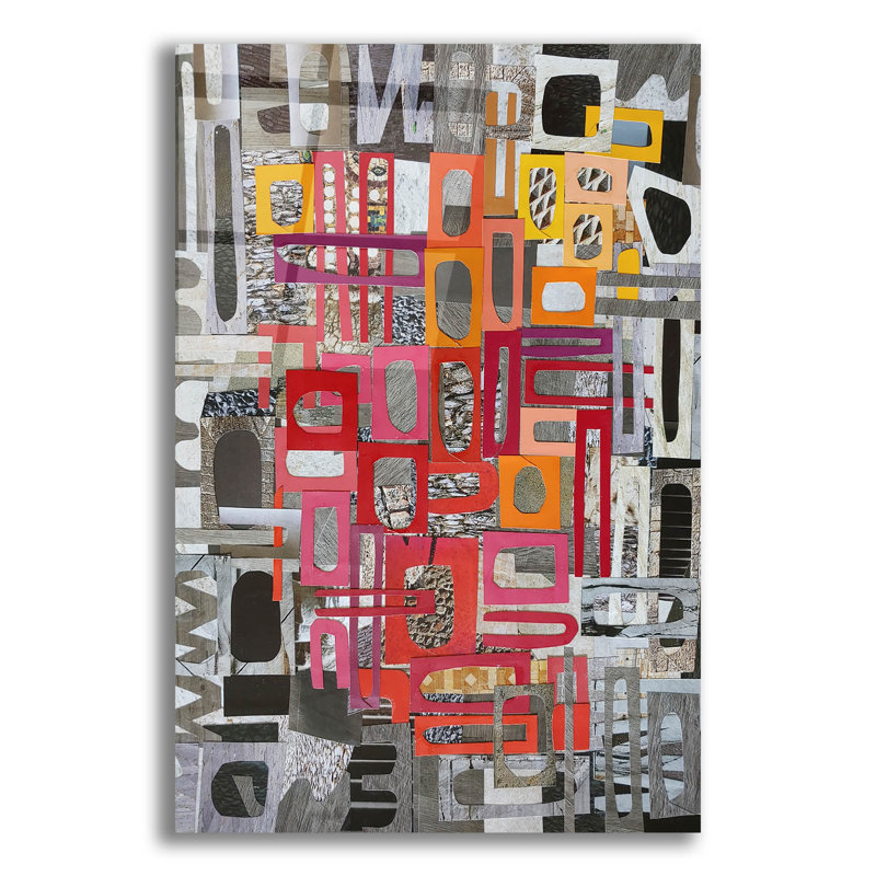 «Christmas In The Sierras 3» par Coco Good, art mural en verre acrylique, H 24 po x l 16 po x P 0,2 po