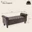 Escarleth Faux Leather Upholstered Storage Bench-1078105398