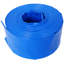 Tuyau de piscine à contre-courant, tuyau d'évacuation d'eau plat renforcé en PVC renforcé bleu pour pompe de filtre de piscine, avec 2 colliers