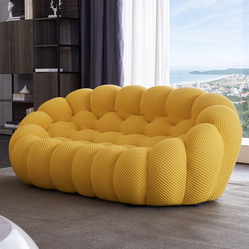 Canapé simple jaune Creative, H 31,5 po x l 77,2 po x P 44,1 po, 2