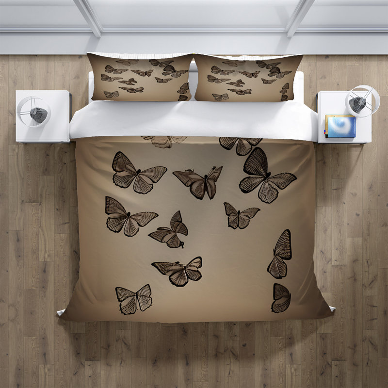 Polyester Animal Print Duvet Cover, King Duvet Cover + 2 King Shams