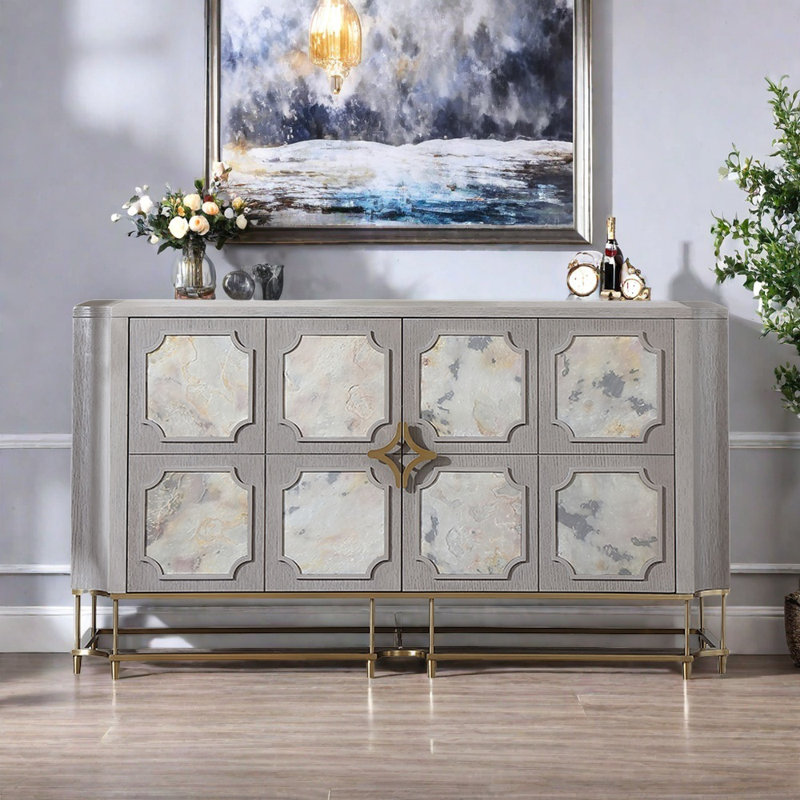 Buffet gris de luxe